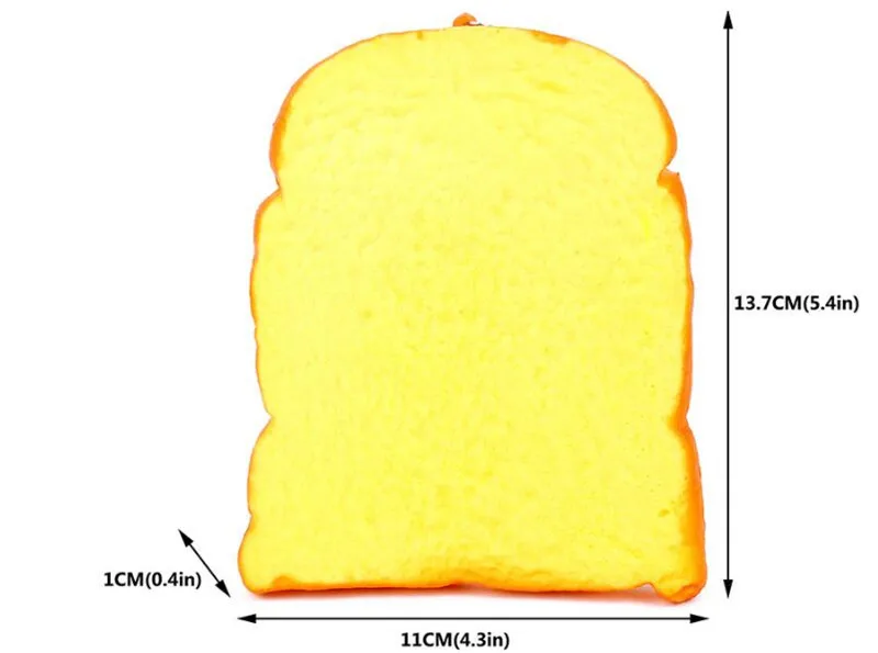 Подушка в подарок, кухонный декор, медленно поднимающийся, искусственная мягкая игрушка для выдавливания хлеба, шнурок для всех мобильных телефонов, ремешки, нарезанные игрушечные тосты