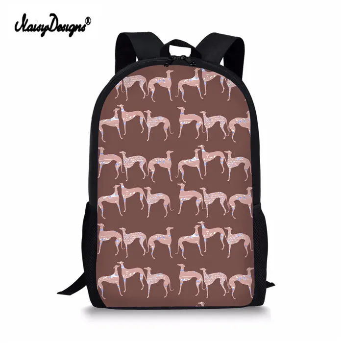 Kawaii Greyhound детские школьные сумки для подростков мальчиков и девочек, Женский Высокий Рюкзак, мужская сумка, Детская сумка на заказ, Mochila, Прямая поставка - Цвет: Хаки