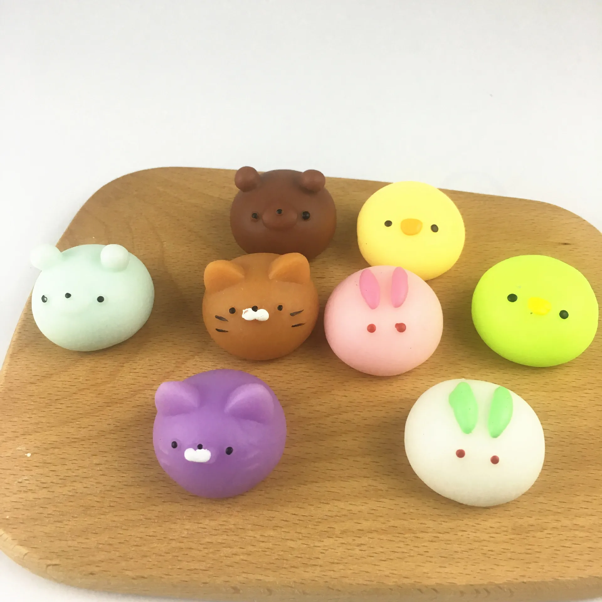 Мини мягкая игрушка милое животное антистрессовый шар Squeeze Mochi Rising Toys Abreact мягкая липкая игрушка для снятия стресса забавная игрушка в подарок