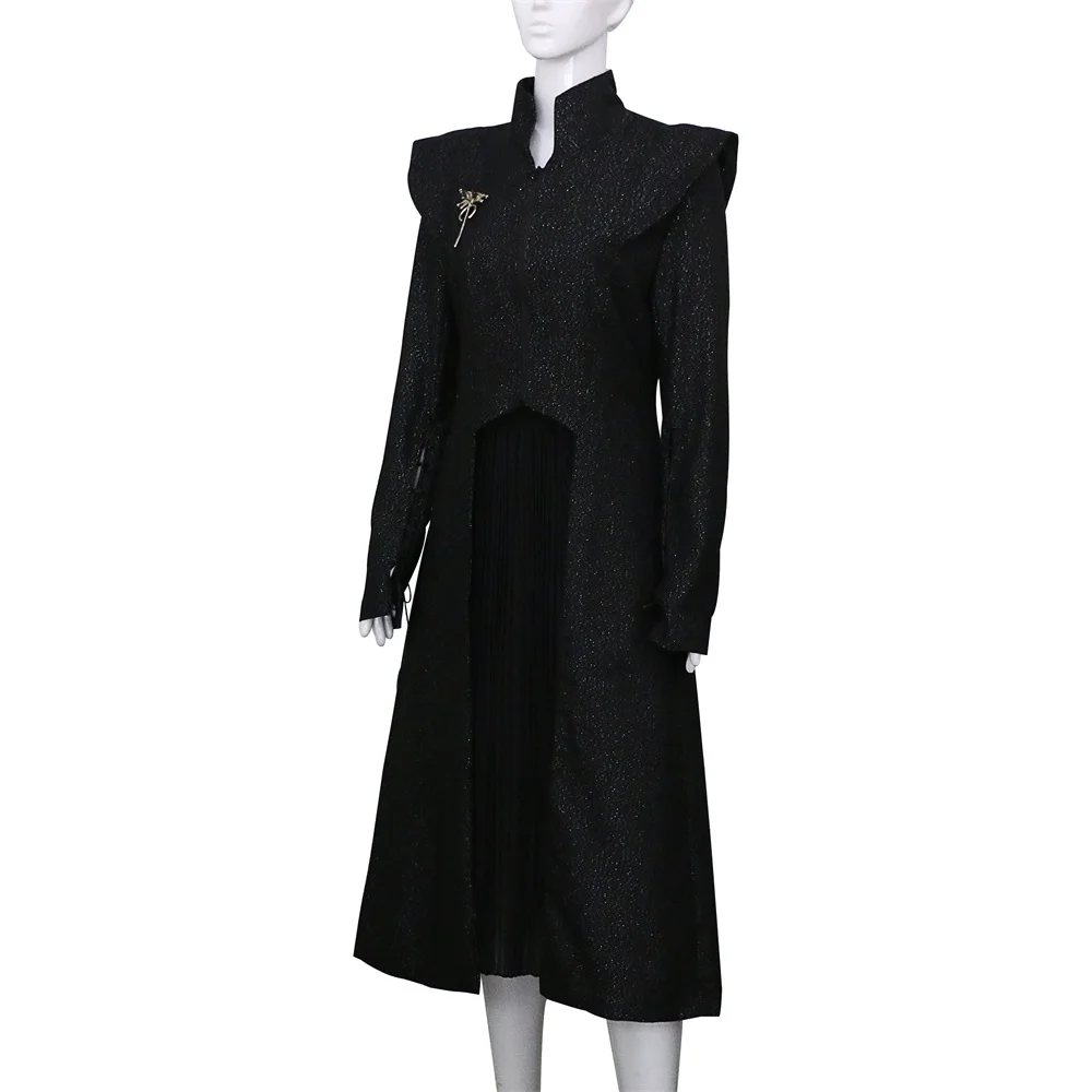 Free Shipping Daenerys Targaryen Costume Cosplay Halloween Dress Cosplay Game of Thrones Season 7 Costume Fancy Dress (17)