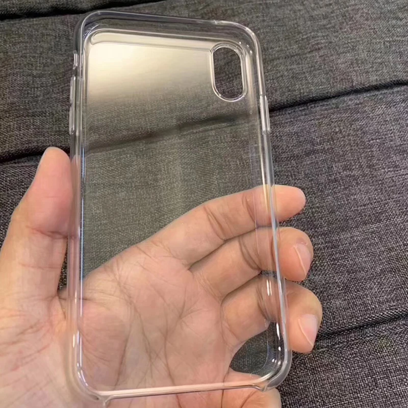 

10pcs/lot Original Official Transparent Case Cover for i6 7 8 plus X XS MAX XR Silicone Clear Case With packaging box