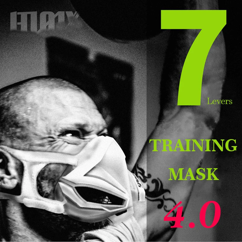 AGEKUSL Sports Training Mask 4.0 Cycling Face Mask Fitness Workout Gym Exercise Running Bike Bicycle Mask Elevation Cardio Mask