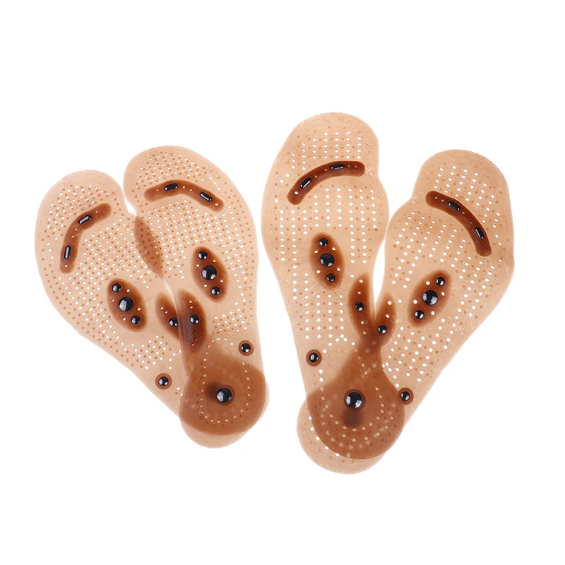 Massageador Magnetic Insole Foot Acupuncture Point Therapy Insole Body Detox Slimming Magnet Insole Health Foot Massager Care