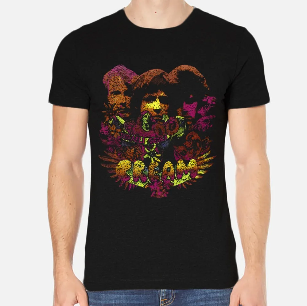 Normal Cotton T Shirts Men'S Cream Rock New Men Short Top O Neck T