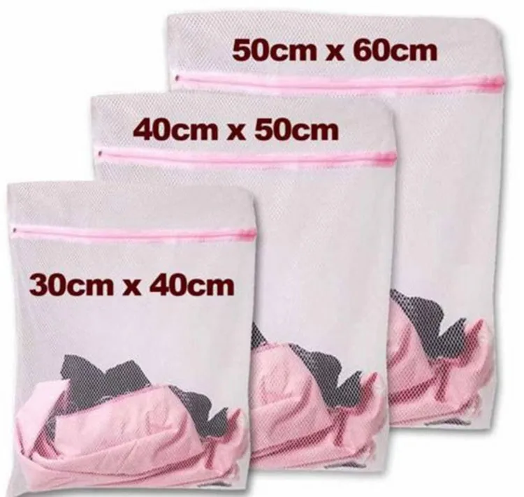 

1Pcs Zipper Mesh Laundry Wash Bags Foldable Lingerie Bra Socks Underwear Washing Machine Clothes Protection F2123
