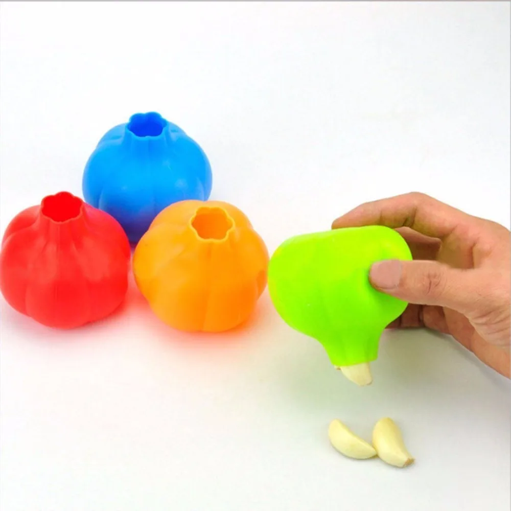 

Creative Garlic Peeling Device Practical Silicone Garlic Peeler Household Food Grade Garlic Stripper Kitchen Tools Random Color