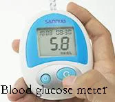 Blood glucose meter Ограниченная Горячая глюкометр для диабета глюкометр в крови три, стабильный измеритель уровня глюкозы в крови 50 шт/бутылка сахара - Цвет: Blood glucose meter