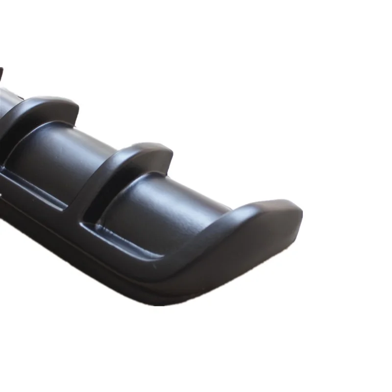 High quality Universal Bumper Lip Diffuser 25x5 Matte Black Rear Shark Fin Added-on Bumper Lip Diffuser Kit  ABS Car-Styling (5)