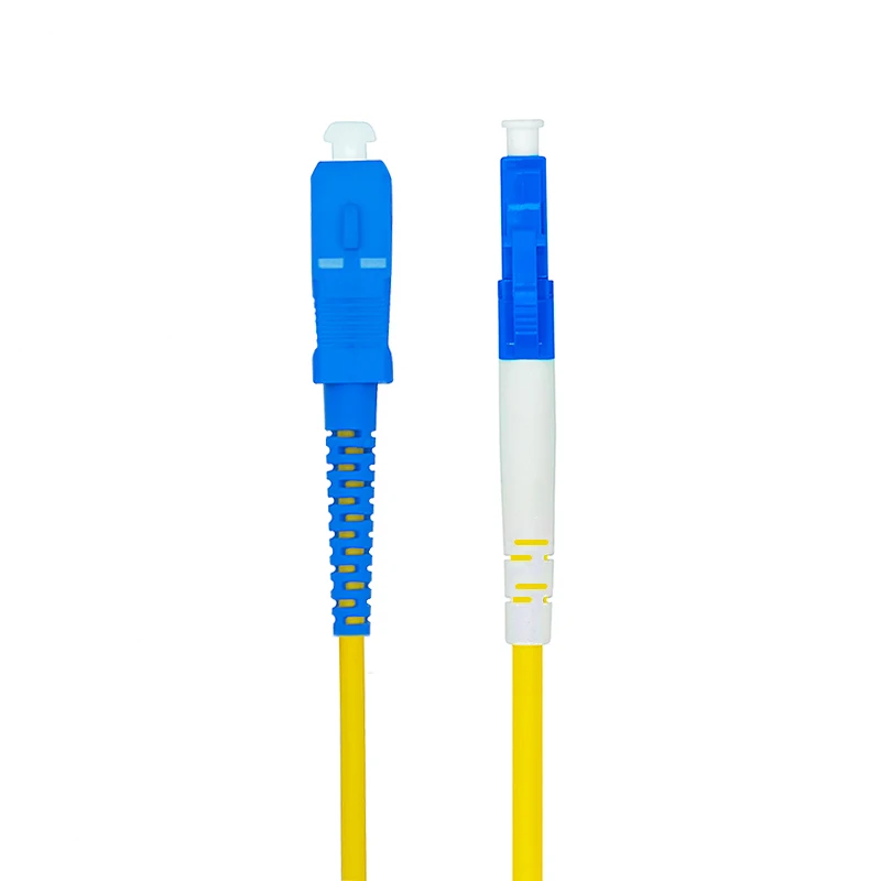 

5Meters LC to SC Optical Fiber Patch Cord Cable,LC/PC-SC/PC,3.0mm,Singlemode 9/125,Simplex