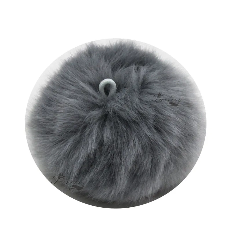 Меховые помпоны Furling DIY 1 шт. отличные 8 см из искусственного меха для вязания шляп