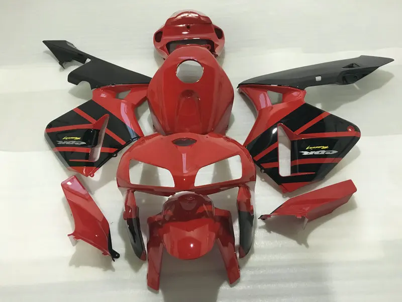 

Motorcycle Fairing kit for HONDA CBR600RR F5 05 06 CBR 600RR CBR 600 RR 2005 2006 ABS Hot red black Fairings set+gifts HD38