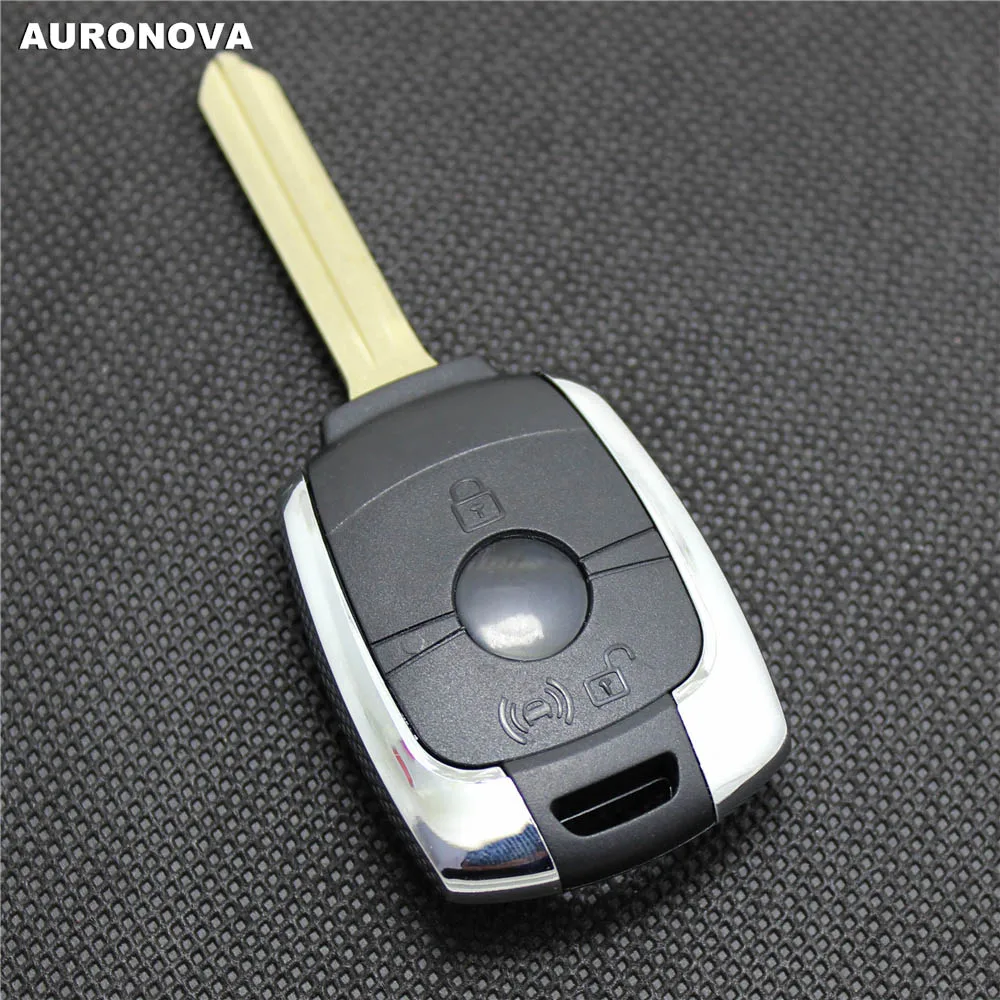 

AURONOVA New Replace Key Shell for Ssang Yong Korando 2011 2012 2013 Key 2 Buttons Original Remote Car Key Case