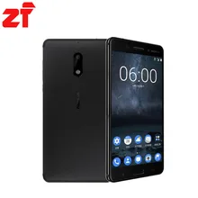 Nouvelle chaude d’origine nokia 6 lte 4g mobile téléphone android 7 Qualcomm Octa Core 5.5 ”D’empreintes Digitales 4G RAM 64G ROM 3000 mAh 16MP Nokia6