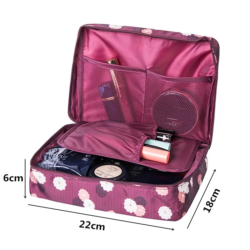 المرأة السفر أكياس التجميل التجميل الغرور اللازمة الحقيبة غسل الزينة البرازيلي الملابس الداخلية حقيبة مستحضرات تجميل منظم اكسسوارات