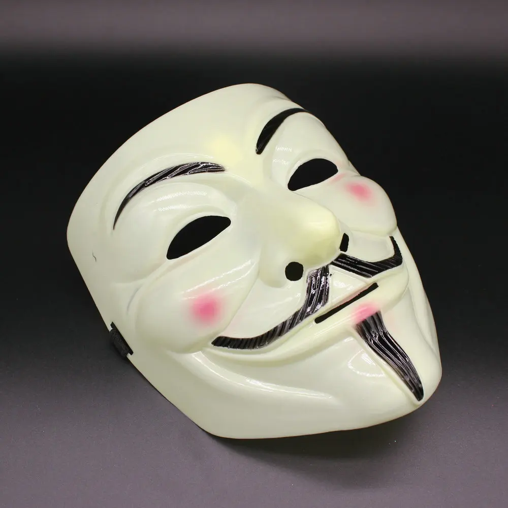 

1PCS Hot Sele Party Masks V for Vendetta Masks Anonymous Guy Fawkes Fancy Dress Adult Costume Accessory Party Cosplay Masks FA18