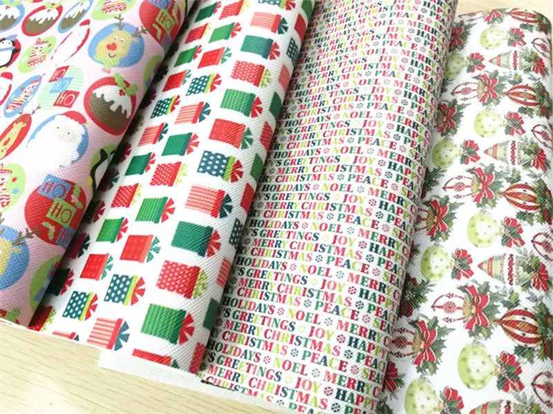 

Free shipping 7.6*12inch cartoon print synthetic leather fabric for DIY accessories BHY404