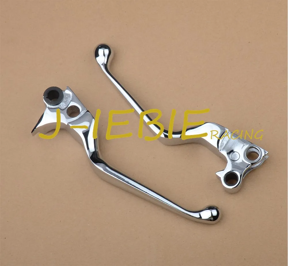 Comprar Cromo cráneo palancas de embrague de freno de Harley Softail Dyna Sportster Road King XL 1200C 883C personalizado