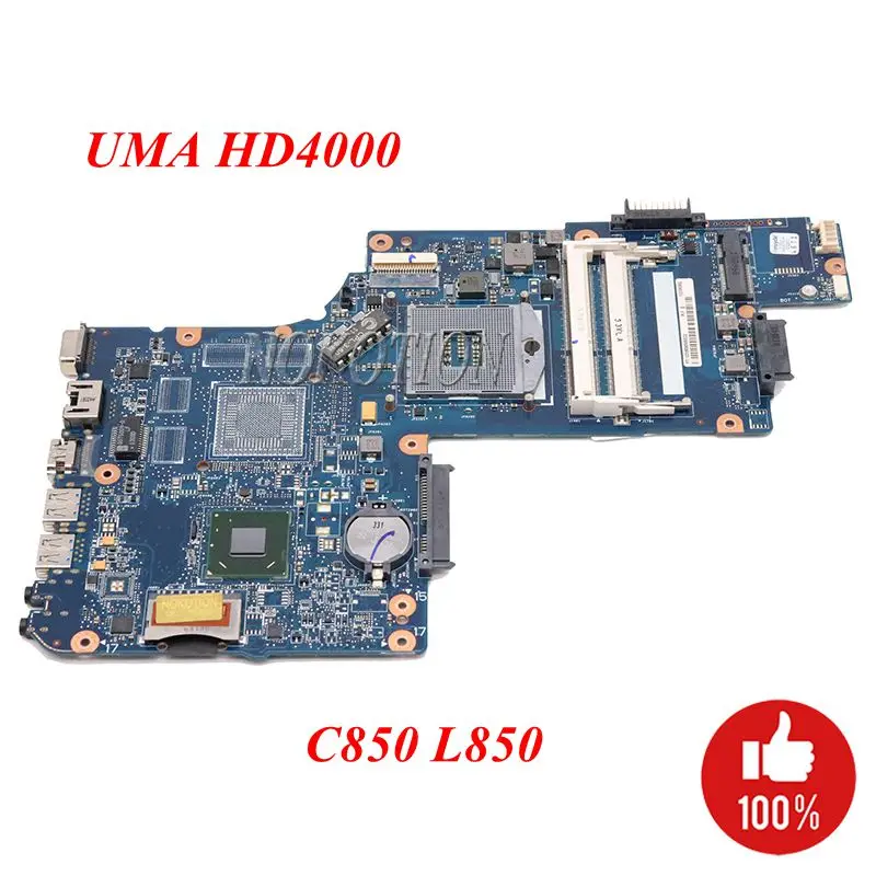 Материнская плата NOKOTION для ноутбука Toshiba satellite C850 L850 материнская 15 6 ''HM77 HD4000 DDR3