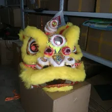 Школьные вечерние высокое качество pur танцевальный костюм льва из чистого шерсть Южная льва детский размер