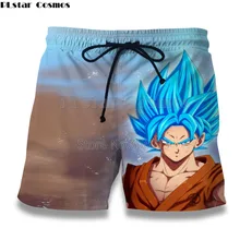 PLstar Cosmos летние новые стильные мужские шорты аниме Жемчуг дракона красивый Гоку печать 3d Мужские Женские повседневные шорты