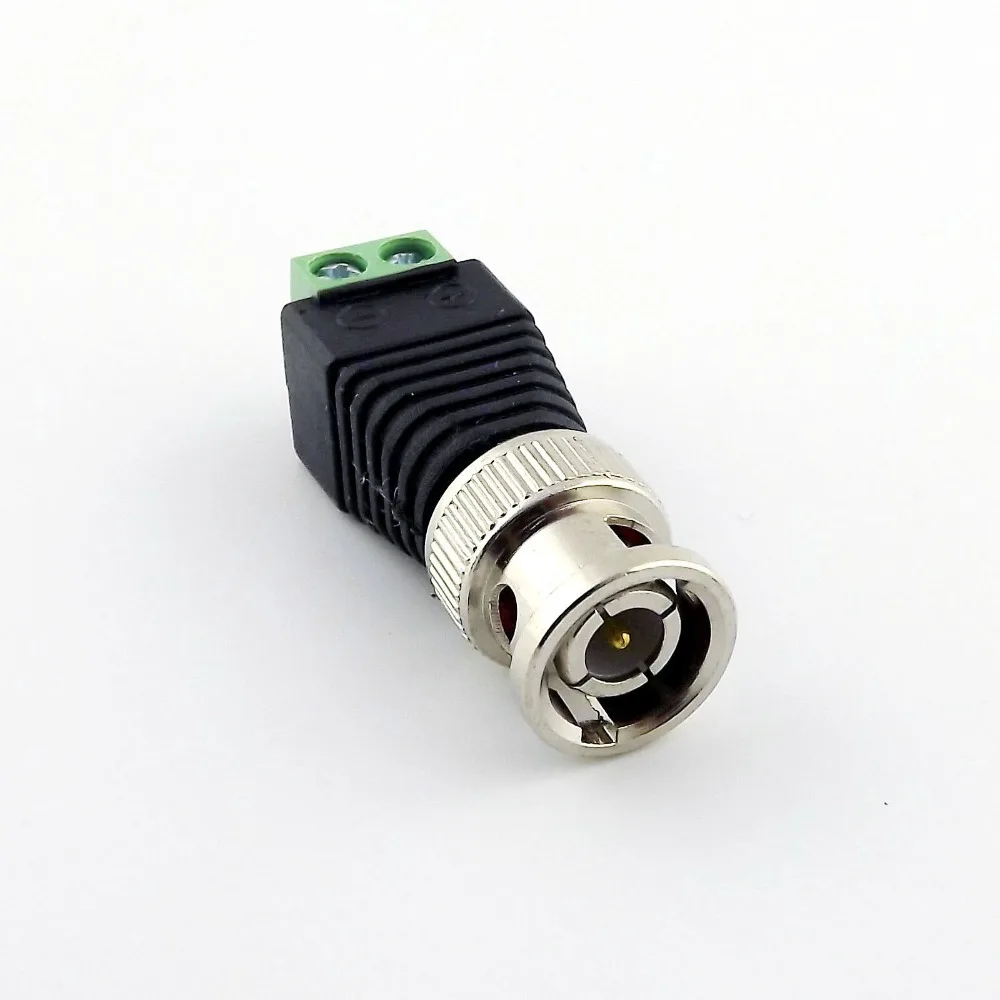 2x Coax CAT5 для CCTV Коаксиальная камера DVR BNC штекер видео балун разъем адаптер