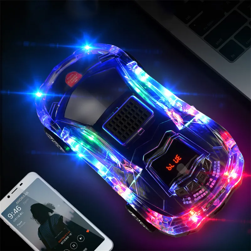 Беспроводные Bluetooth колонки модель автомобиля стерео USB Сабвуфер объемный звук