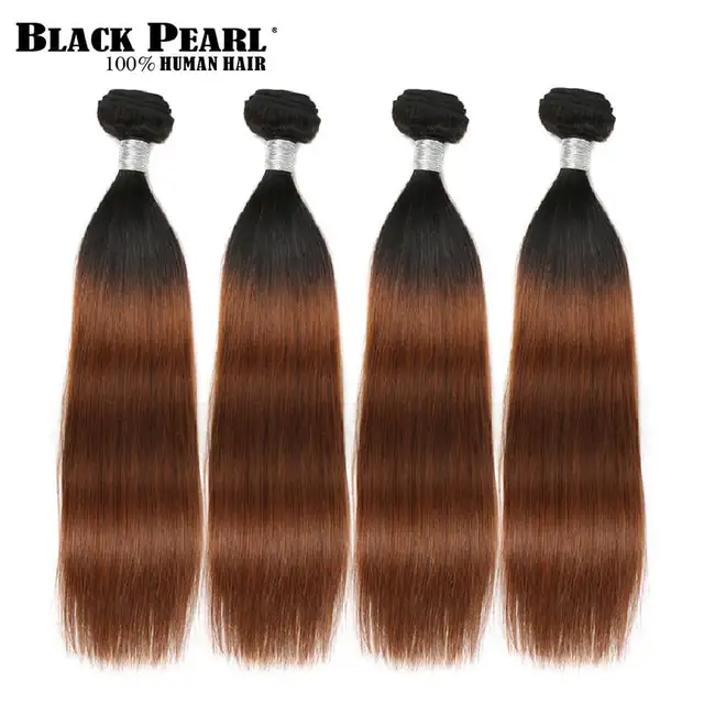 Best Offers Black Pearl Pre-Colored Brazilian Hair Weave Bundles Ombre Brown Human Hair 4 Bundles Straight Remy Hair Extension T1b30 Best Offers Black Pearl Pre-Colored Brazilian Hair Weave Bundles Ombre Brown Human Hair 4 Bundles Straight Remy Hair Extension T1b30