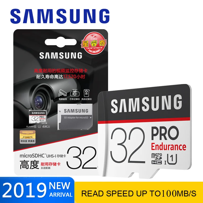 Samsung SDHC/SDXC Micro SD карта 64 Гб 128 Microsd 256 ГБ sdhc 32 PRO Endurance памяти класс 10 Mini 16 Гб|Карты