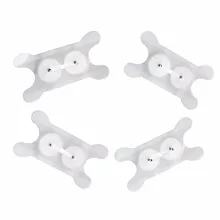 5 пар горло электродные кнопка блокировки Тип подходит для в горло расстройство Тесты тела физиотерапевтические Аппликаторы оснастки 2,5 мм