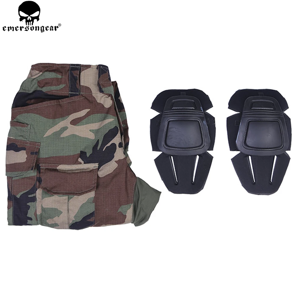 EMERSONGEAR боевые брюки охотничьи брюки Emerson G3 Тактические страйкбол боевые брюки военные BDU Airsoft Униформа Лесной