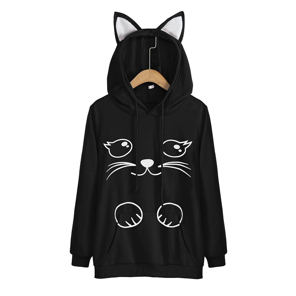 Cat design hoodie Clearance