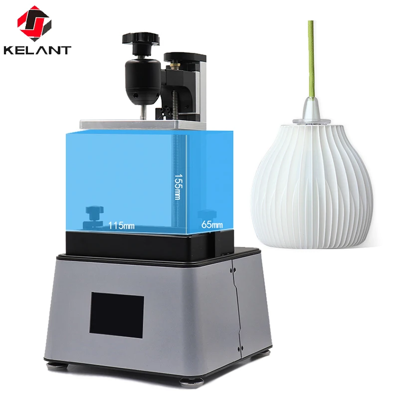 

Kelant 3D Printers laser large UV Photon Resin SLA Light-Cure 3.5'' Desktop Impresora 405nm Plus 3d Printers Office Electronics