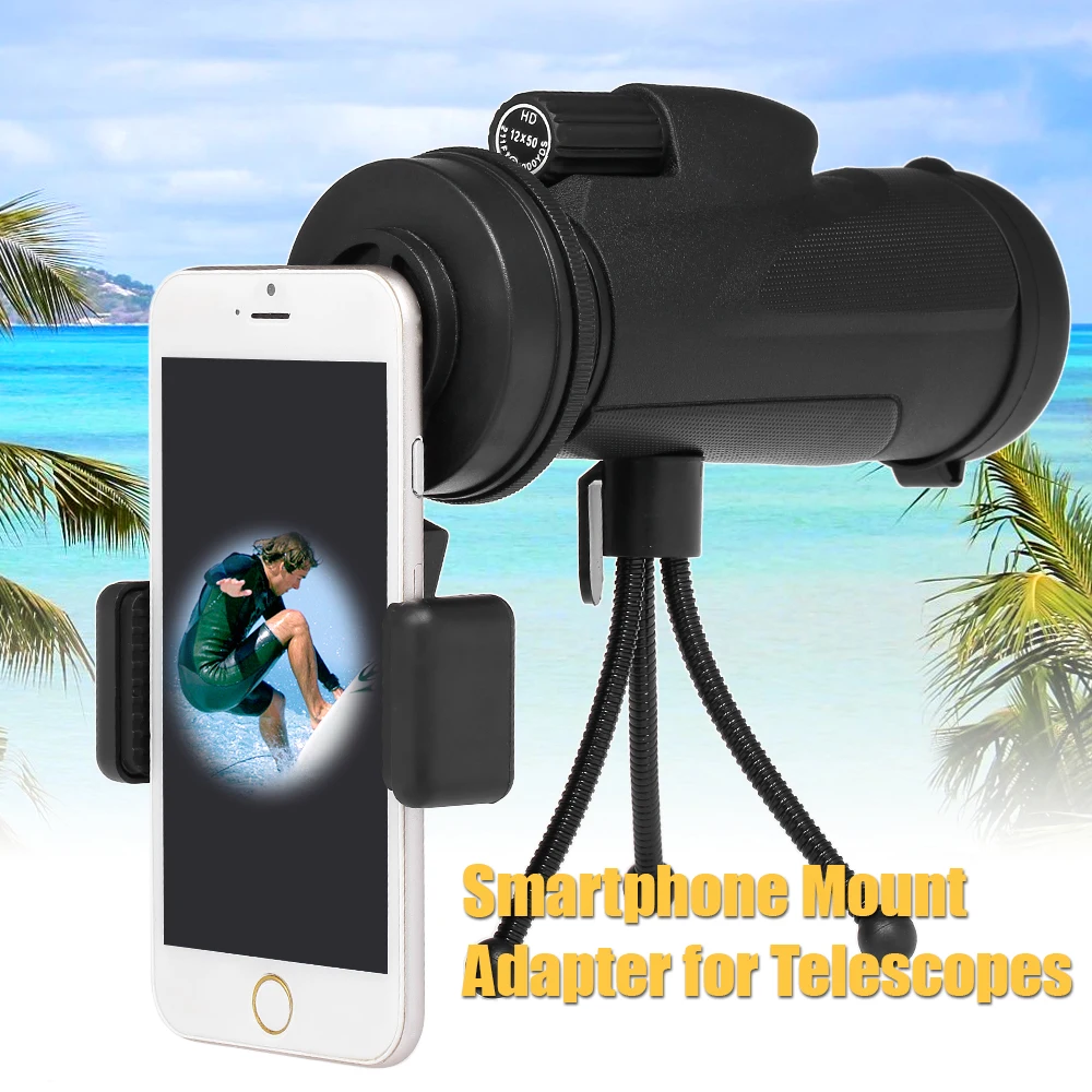 

High Quality Hunting Monocular Cell Phone Smartphone Photography Adapter Mount for Telescope Monocular Binocular Spotting Scope