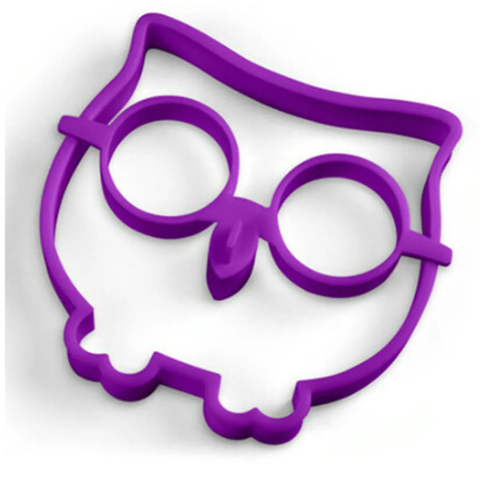 

Breakfast Kitchen Owl Kitchen Silicone Egg Cooking Mold Animal Fried Ring Shaper Funny DIY Kitchen Tool New Egg Shaper KC1099
