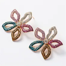 Модные серьги-гвоздики в форме звезды для женщин, вечерние модные ювелирные изделия, серьги Arcylic, Женские аксессуары, рождественские подарки EH10079