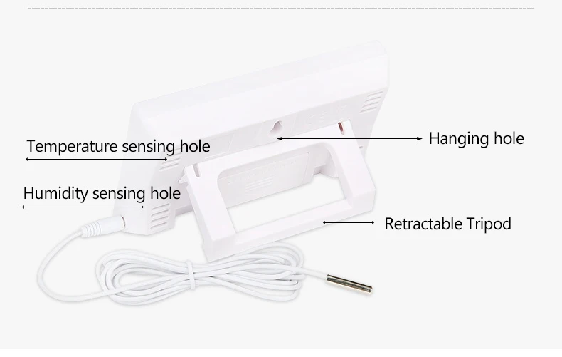 UNI-T A12T A13T цифровой ЖК-термометр гигрометр Измеритель температуры и влажности Будильник Погода в помещении наружный измерительный прибор