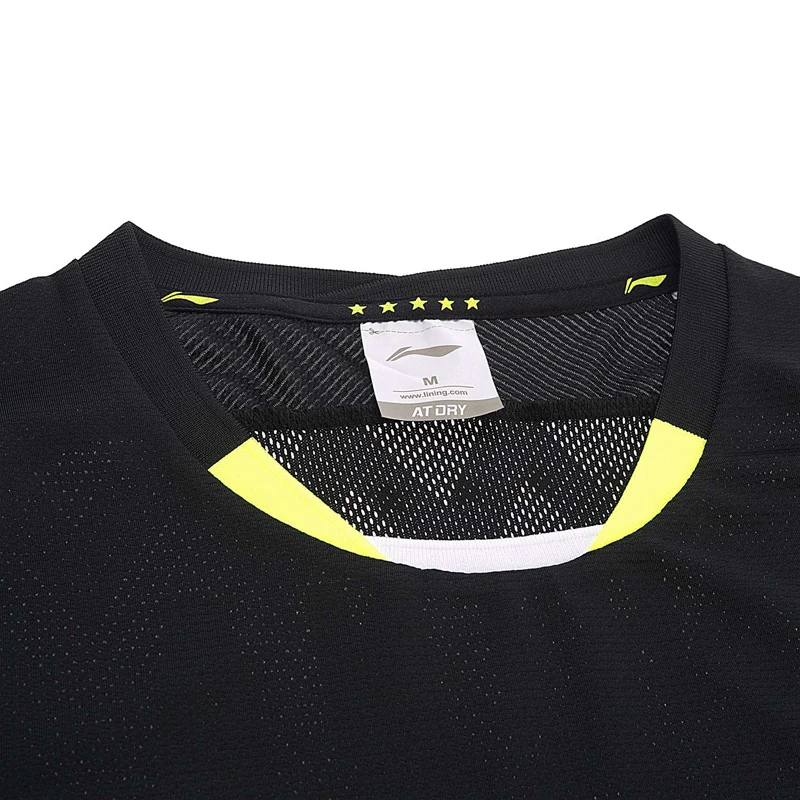 Li-Ning/женские футболки для соревнований по бадминтону в "сухой сборной" спонсор подкладка на бактерии спортивные футболки AAYN006 WTS1454