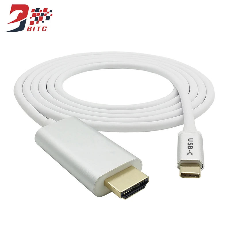 SZBITC USB C to HDMI Cable Type C HDMI Adapter M/M 4K 60Hz Converter 1.8m for MacBook Samsung Galaxy S8+ N102 SZBITC USB C to HDMI Cable Type C HDMI Adapter M/M 4K 60Hz Converter 1.8m for MacBook Samsung Galaxy S8+ N102