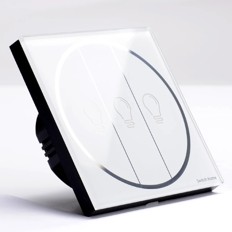 WIFI smart touch switch, Wireless Remote Control wifi Switch, Glass panel touch light Switch, Smart Sensor Wall light switch (2)