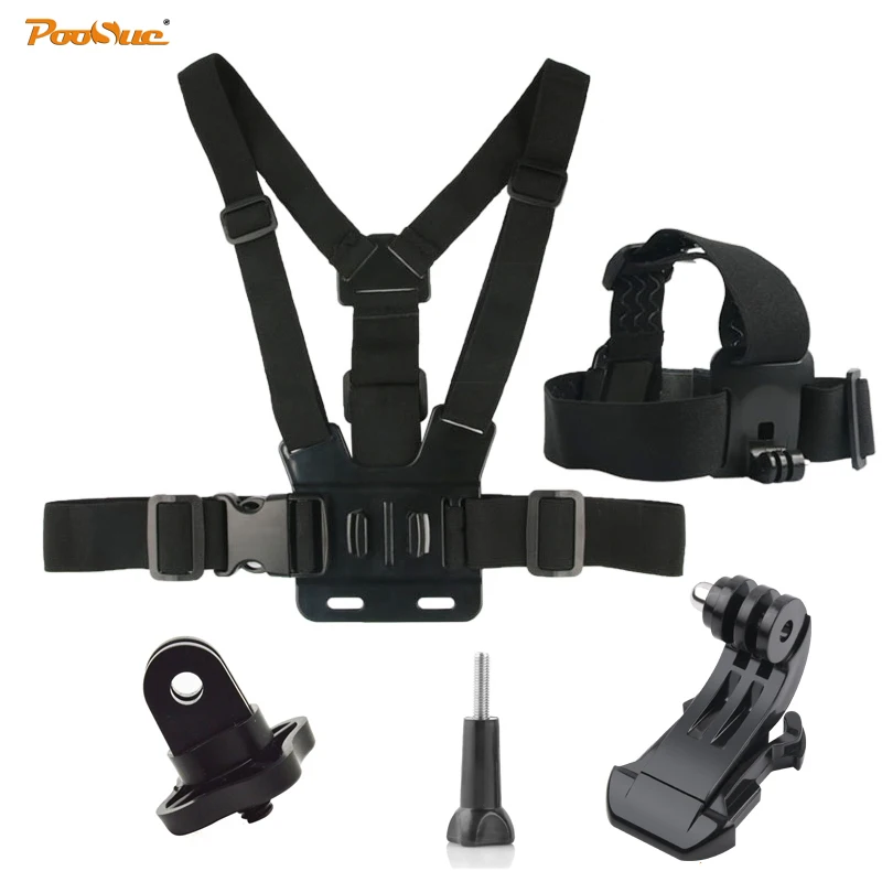 

Adjustable Chest Strap & Head Strap Belt mount For GoPro hero 7 Yi 4k SJCAM for Sony Action camera