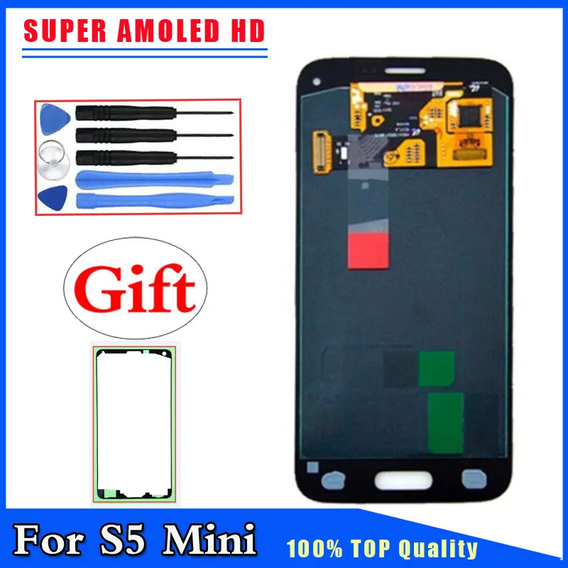 

Super AMOLED HD For Samsung Galaxy S5 Mini G800 G800F G800H LCD Display Touch Screen Digitizer Assembly