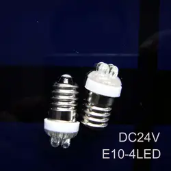 Высокое качество E10 24 В светодиодные лампы, e10 светодиодный индикатор E10 led Предупреждение огни E10 24 В Светодиодные Сигнальные огни