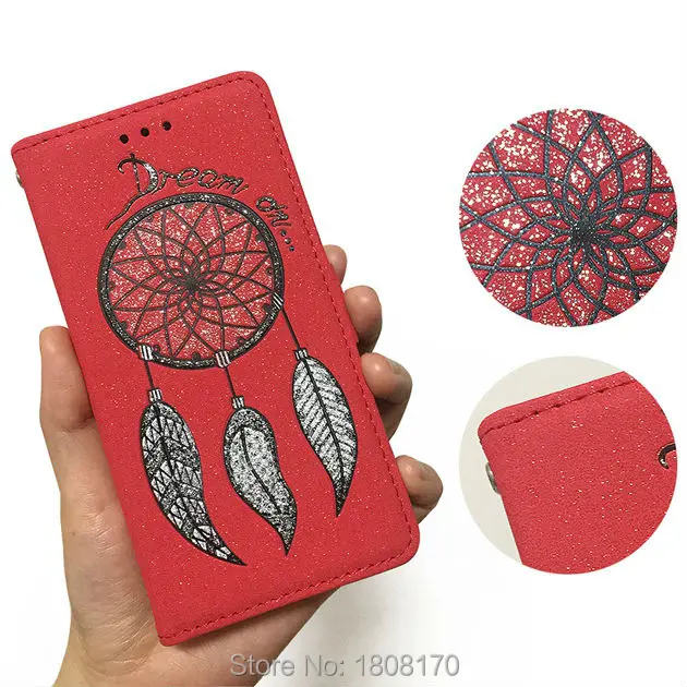 

Chain Dreamcatcher Wallet Leather Case For One Plus 5 Iphone X 8 7 Plus I7 Iphone8 6 6S 5 5S SE OPPO R9S TPU Stand Cover 1pcs