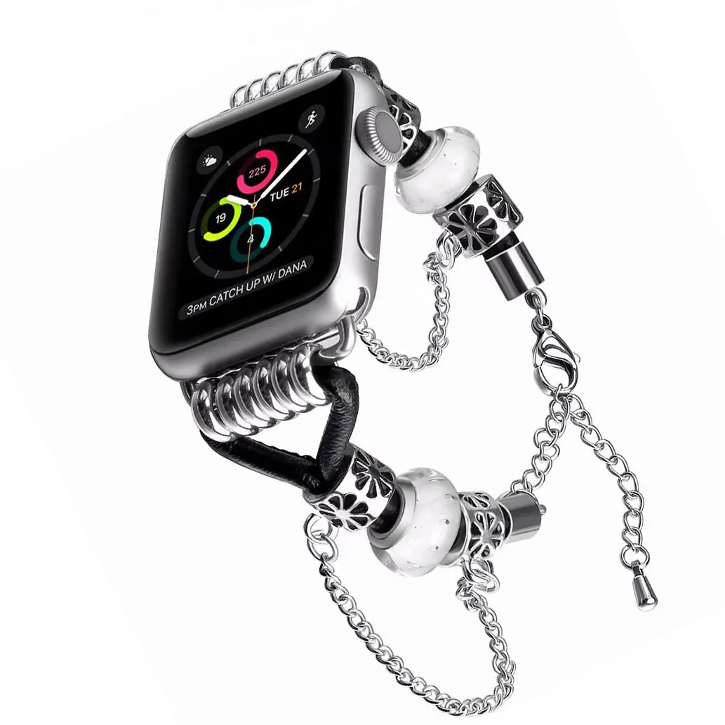 38 мм 42 ювелирные изделия браслет часы ремешок для Apple Watch полосы Богемия Стиль