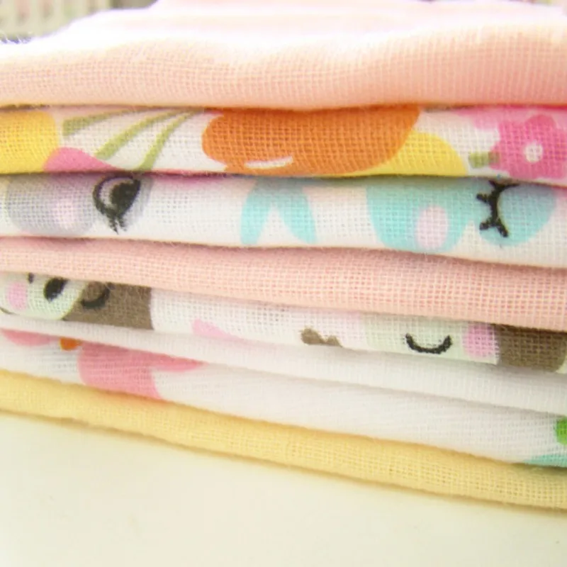 Детское Хлопковое полотенце для новорожденных с принтом 21*21 квадратное полотенце для кормления детское носовое полотенце восемь загрузок детская одежда