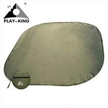 PLAYKING открытый тент влагостойкий коврик Водонепроницаемый Серебряный коврик для пикника легкий портативный пляжный коврик из полиэстера солнцезащитный навес 144*144 см