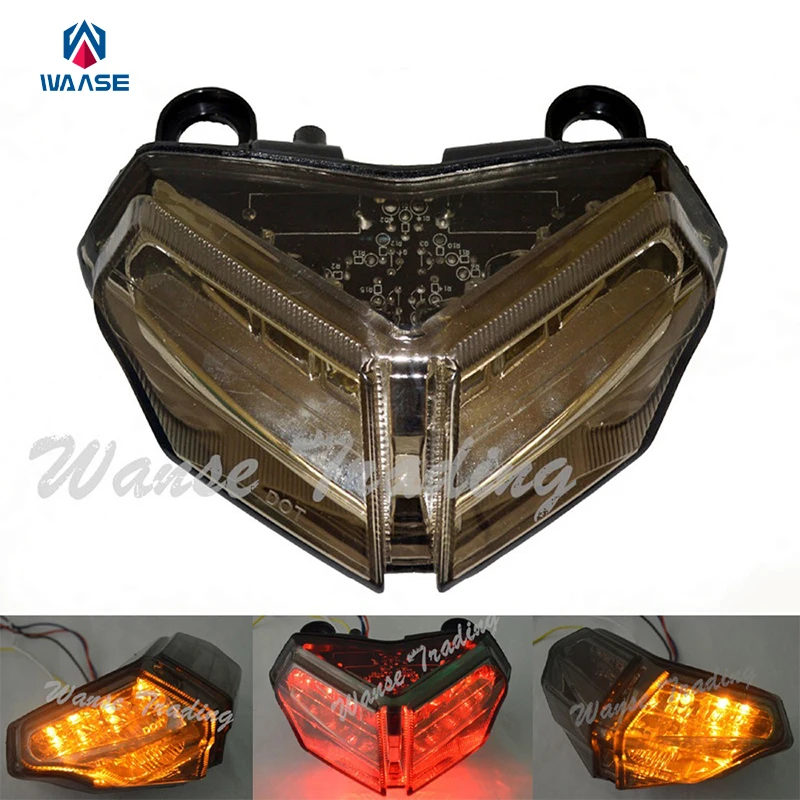 

Taillight Tail Brake Turn Signals Integrated Led Light Smoke For 2008-2015 2009 2010 2011 2012 2013 DUCATI 848 EVO Dark Corse SE