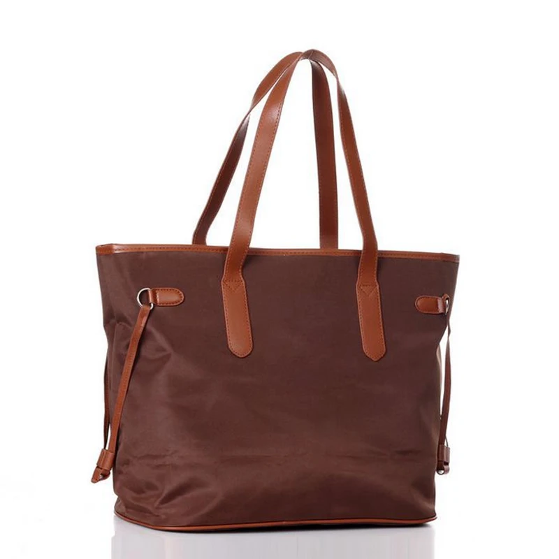Модные V-COOOL коричневый многоцелевой подгузник сумка Мать сумки на плечо сумка для переноски детей младенцев, Бесплатная доставка