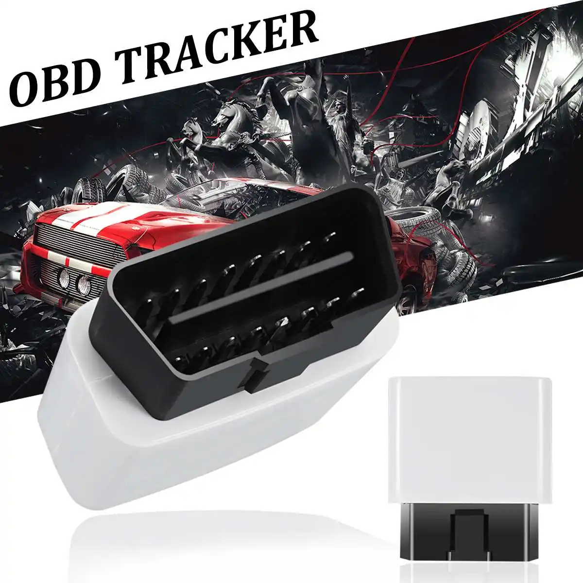 

OBDII OBD2 OBD 16 PIN Auto Car GPS Tracker locator with web vehicle Fleet Management System For IOS/Android APP
