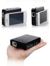 High Lumens Portable font b Projector b font HDMI Full HD 1080p Shuter 3D Video short